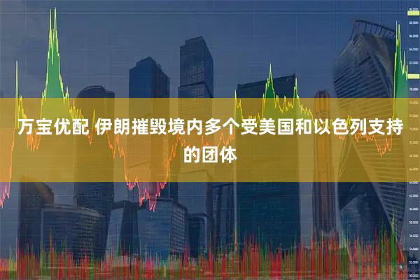 万宝优配 伊朗摧毁境内多个受美国和以色列支持的团体